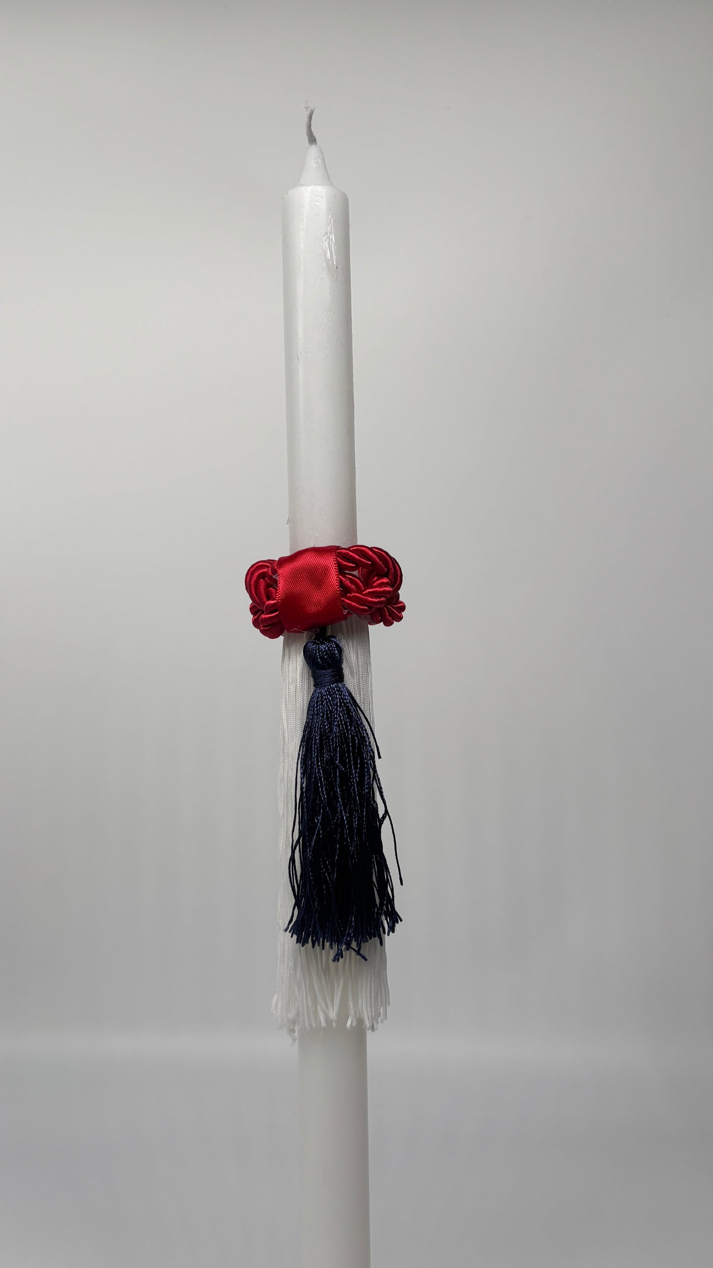 Evzone Navy Tassel Easter Palm Sunday Candle Lambatha Orthodox Easter