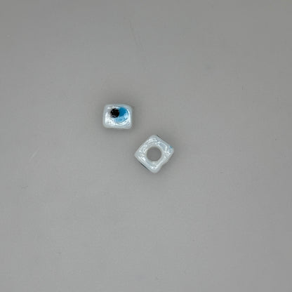EVIL EYE SQUARE BEAD