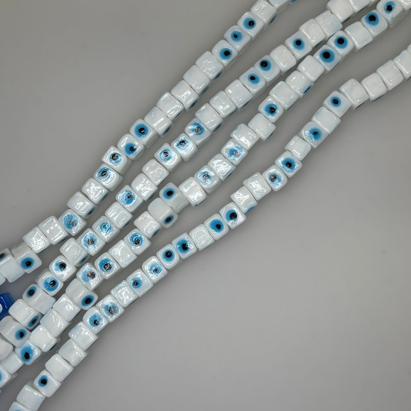 EVIL EYE SQUARE BEAD