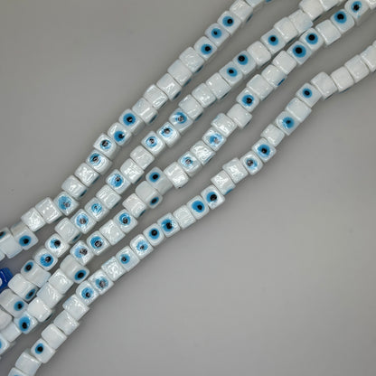 EVIL EYE SQUARE BEAD