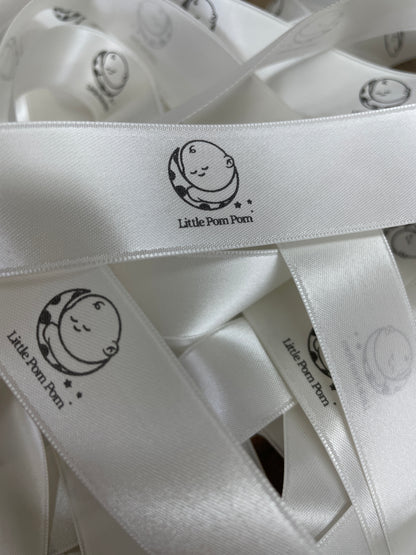 CUSTOM PRINT RIBBON WHITE