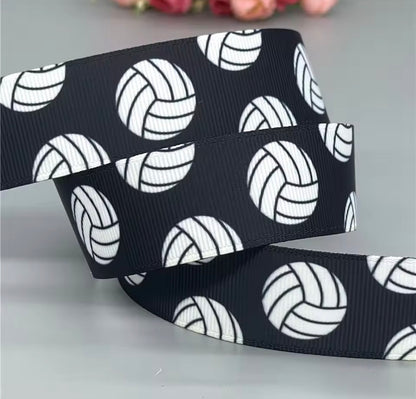 NETBALL RIBBON 25MM GROSGRAIN SOLD BY THE METRE