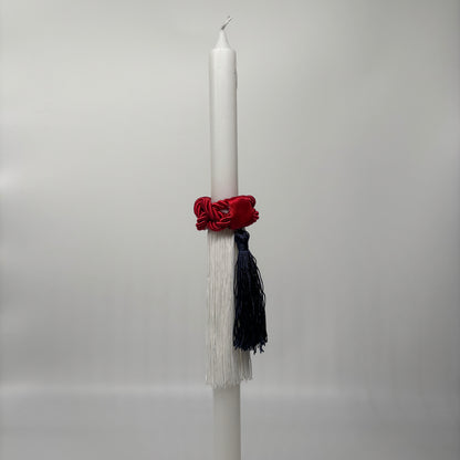 Evzone Navy Tassel Easter Palm Sunday Candle Lambatha Orthodox Easter