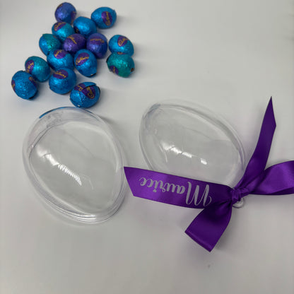 Easter Egg Container with Personalised Bow ( Eggs Not Included )