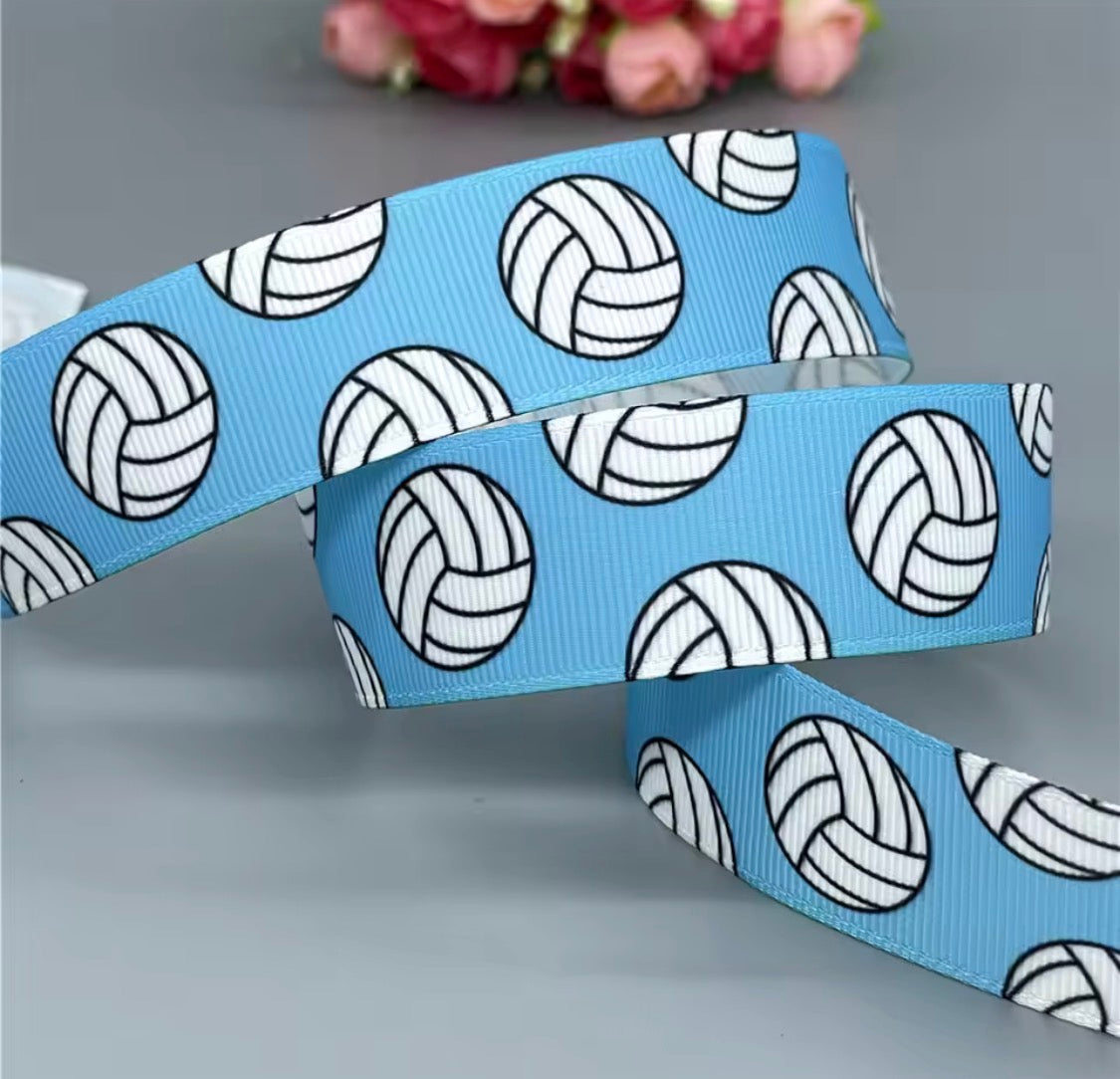 NETBALL RIBBON 25MM GROSGRAIN SOLD BY THE METRE