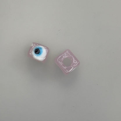 EVIL EYE SQUARE BEAD