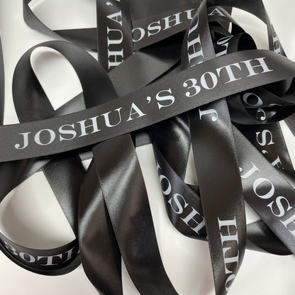 CUSTOM PRINT RIBBON BLACK