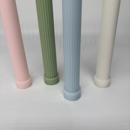 FLUTED COLUMN CANDLES 27cm