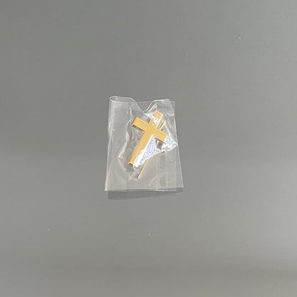GOLD CROSS WITNESS PIN