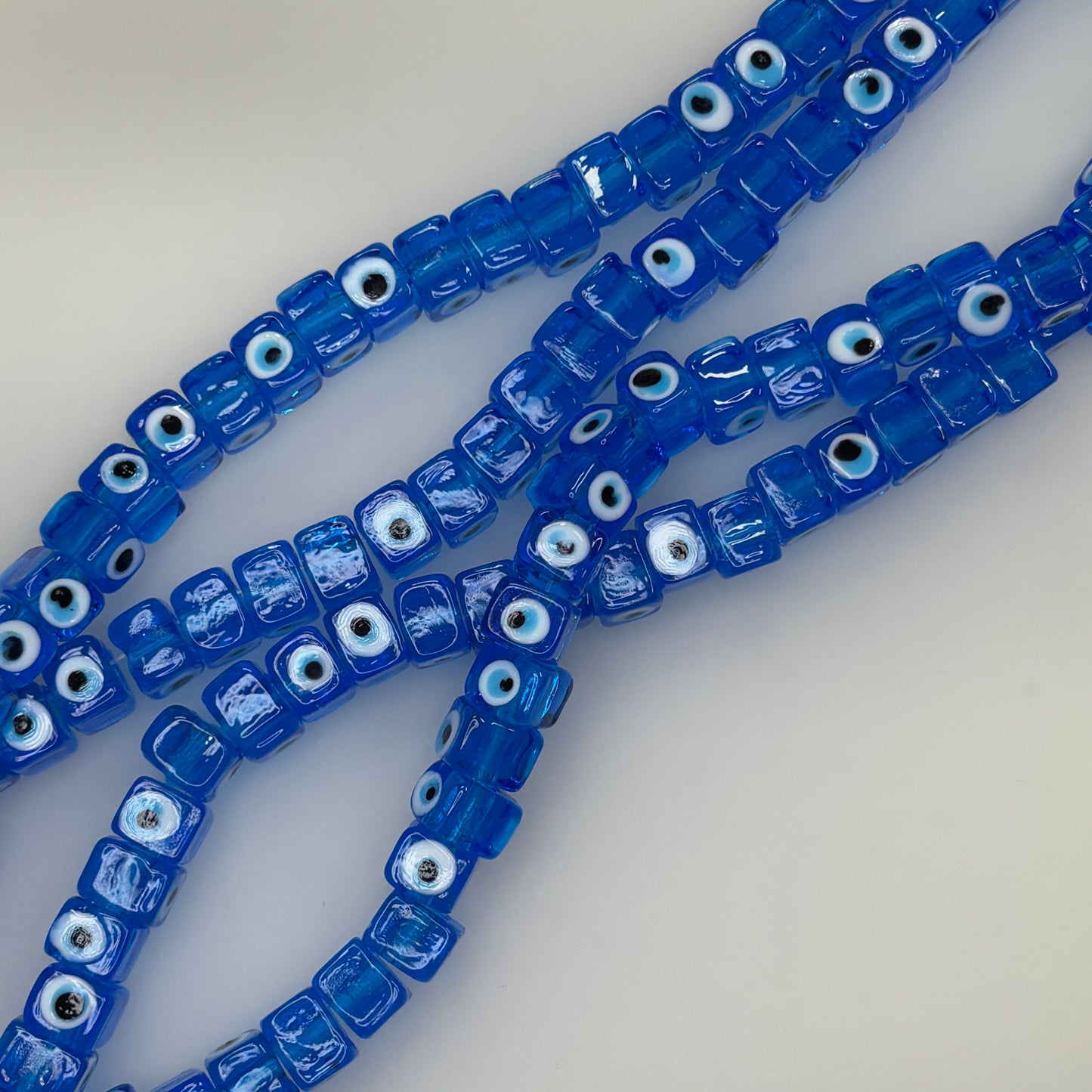EVIL EYE SQUARE BEAD