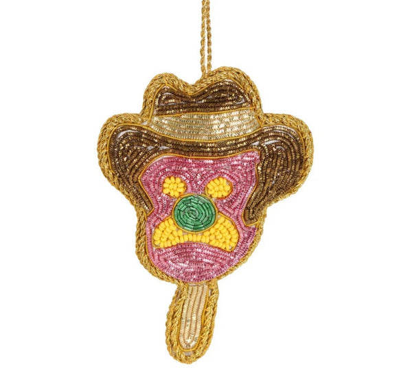 BUBBLE-O-BILL BEADED CHRISTMAS TREE ORNAMENT