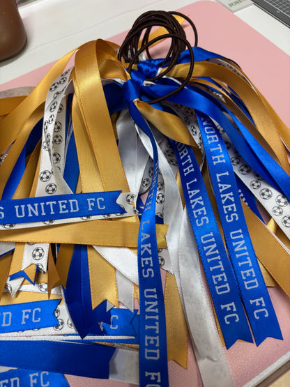SOCCER RIBBONS SET OF 3