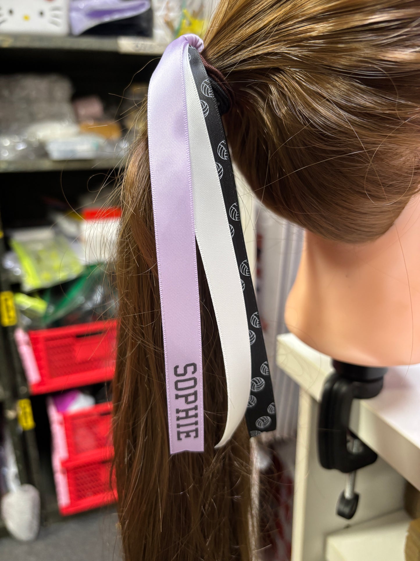 NETBALL RIBBONS SET OF 3