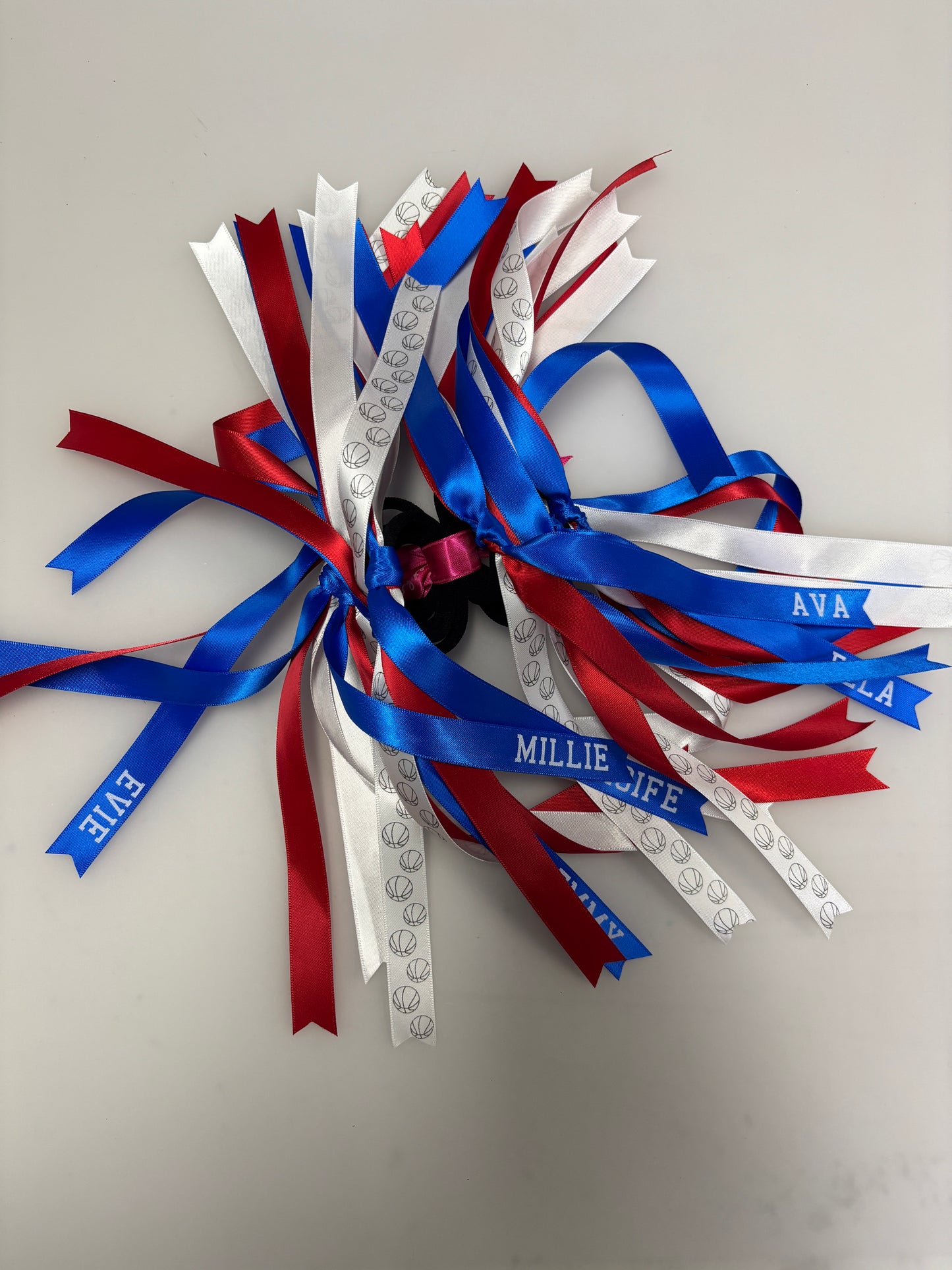 BASKETBALL RIBBONS SET OF 3