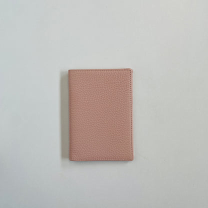 PERSONALISED LEATHER PASSPORT COVER AND LUGGAGE TAG SET PINK