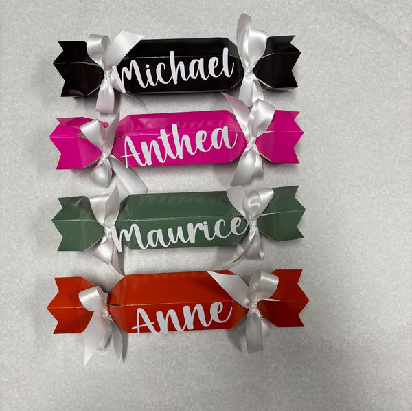 PERSONALISED CHRISTMAS CRACKERS READY MADE