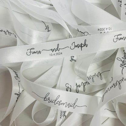 WEDDING SERIES CUSTOM PRINT RIBBON