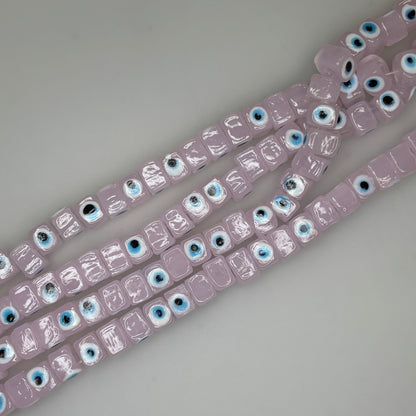 EVIL EYE SQUARE BEAD