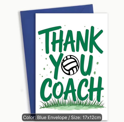 THANK YOU COACH CARD