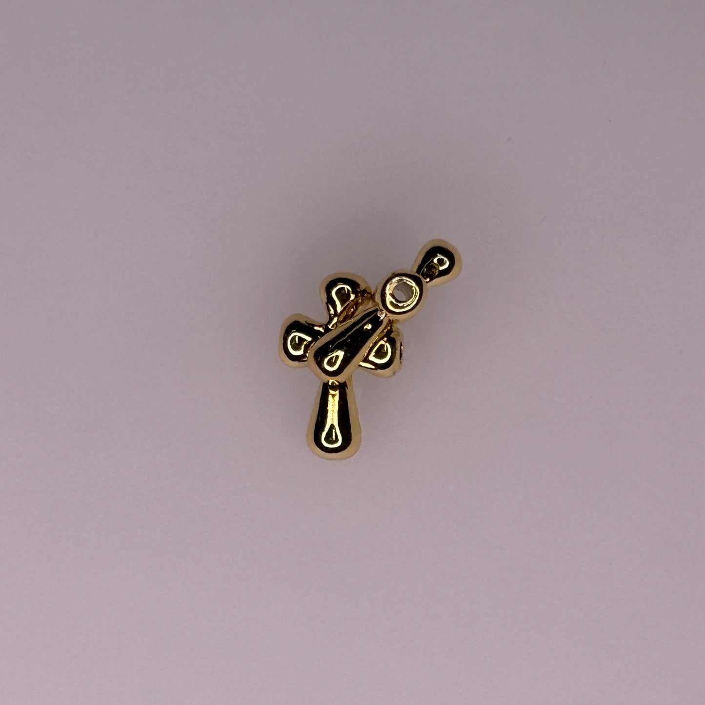 GOLD CROSS CHARM PENDANT
