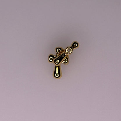 GOLD CROSS CHARM PENDANT