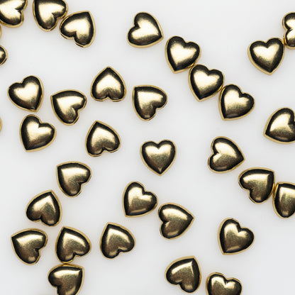 GOLD HEART CHARM PENDANT