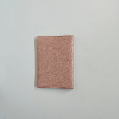 PERSONALISED LEATHER PASSPORT COVER AND LUGGAGE TAG SET PINK