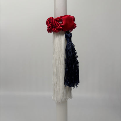 Evzone Navy Tassel Easter Palm Sunday Candle Lambatha Orthodox Easter