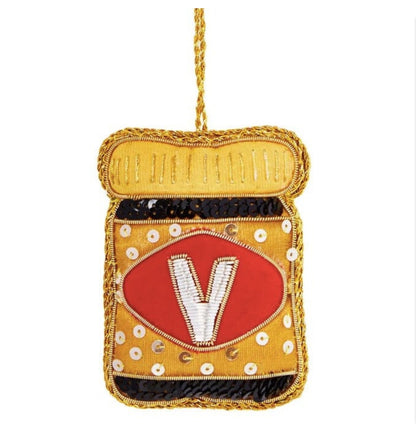VEGEMITE BEADED CHRISTMAS TREE ORNAMENT