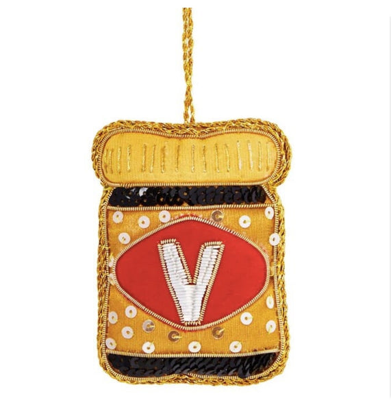 VEGEMITE BEADED CHRISTMAS TREE ORNAMENT