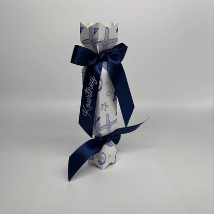 PERSONALISED CHRISTMAS CRACKERS SEA SHELLS