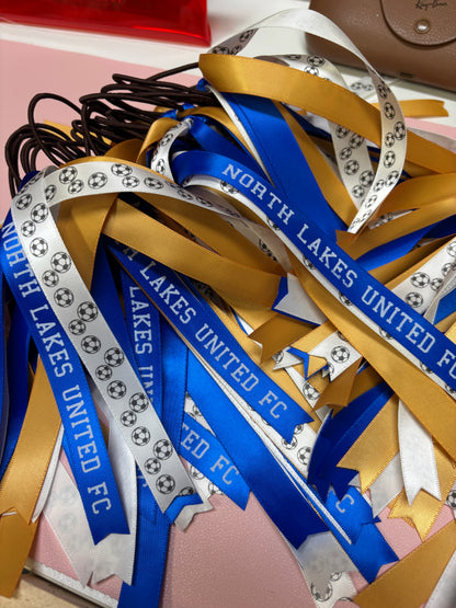 SOCCER RIBBONS SET OF 3