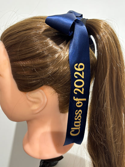 PERSONALISED CLASS OF 2026 BOW