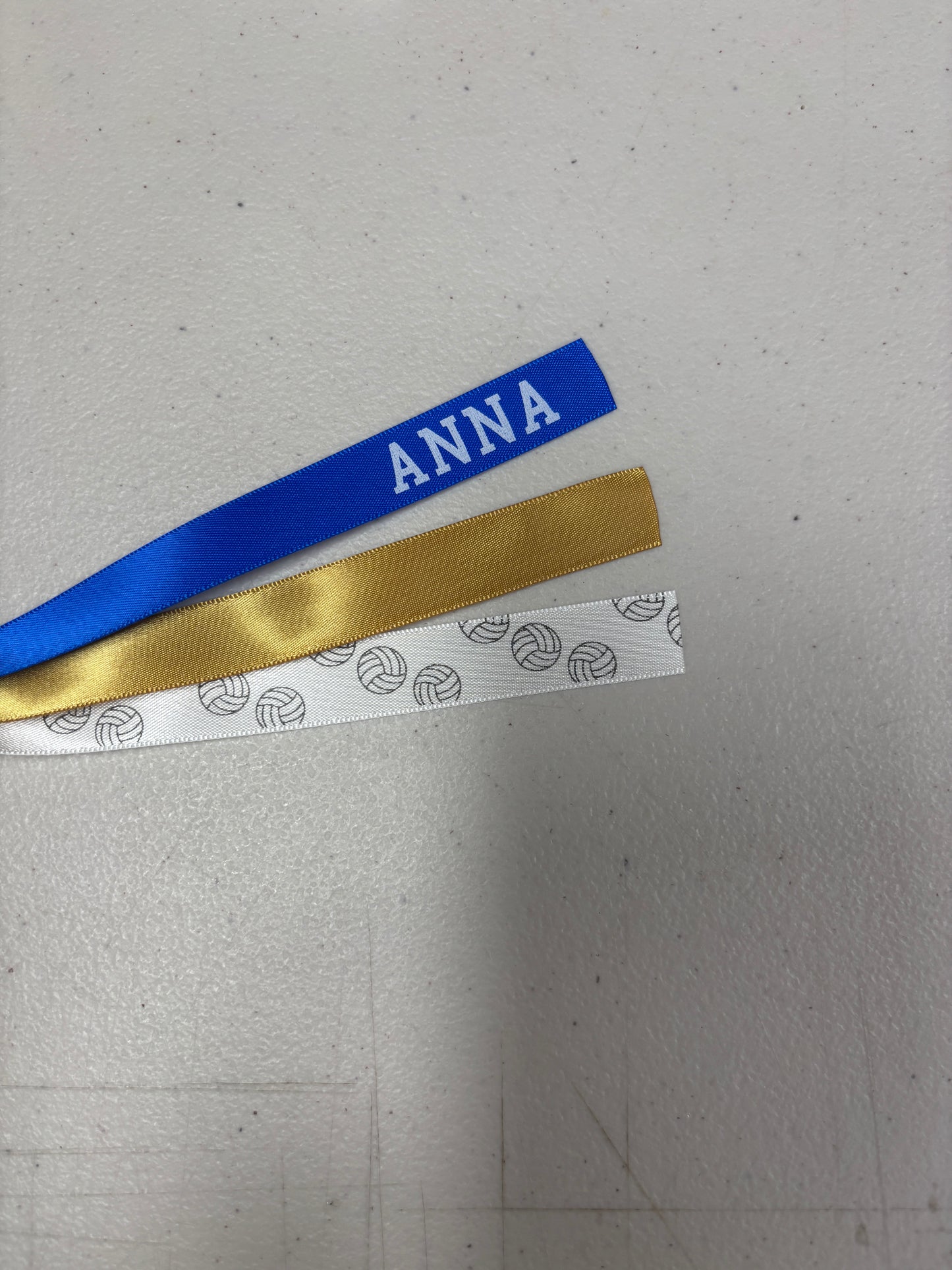 NETBALL RIBBONS SET OF 3