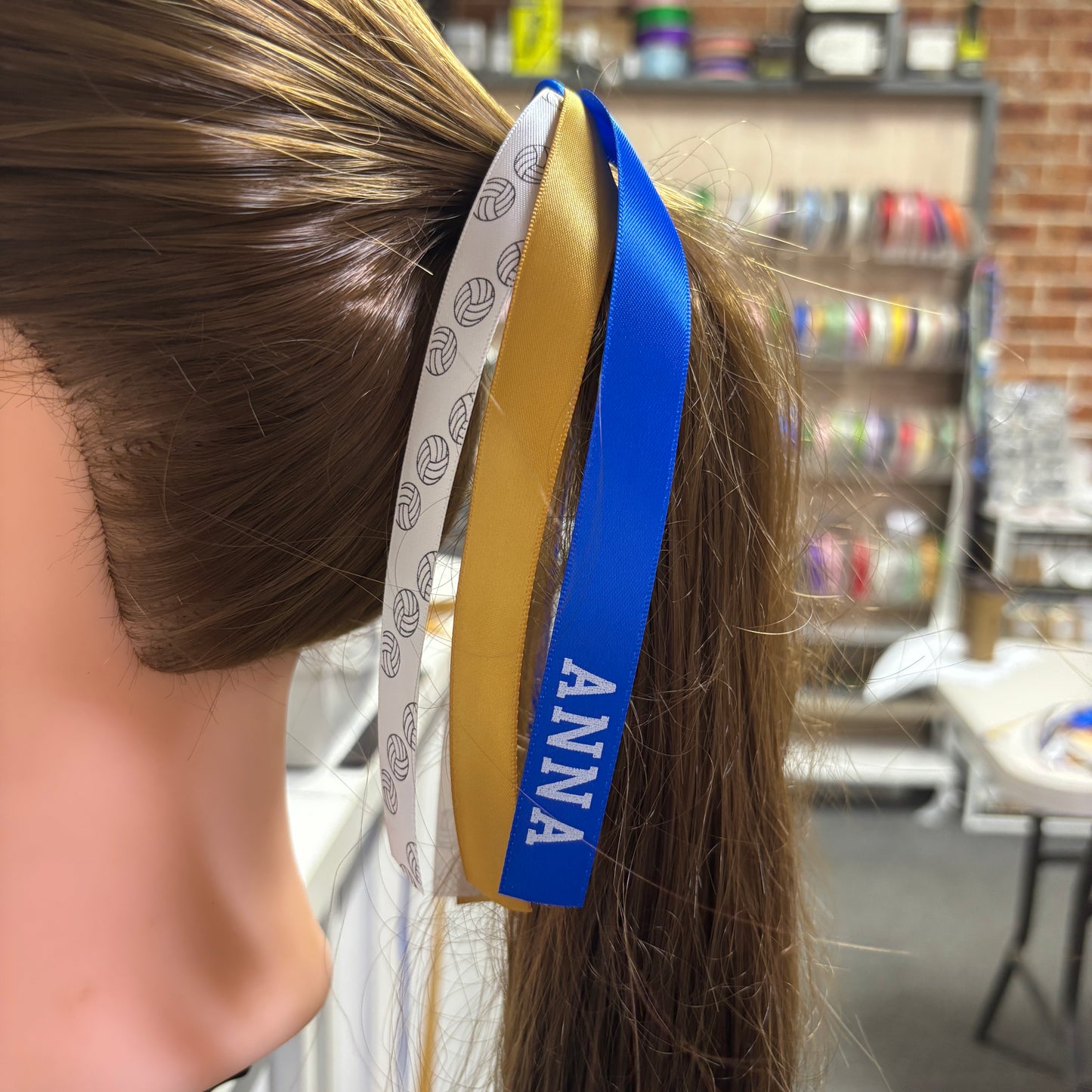 NETBALL RIBBONS SET OF 3