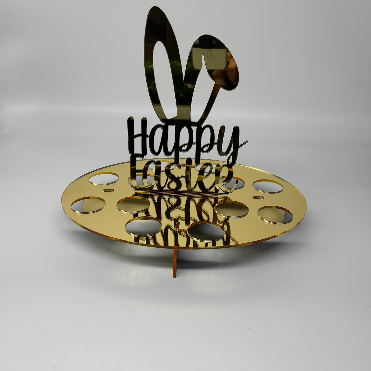 Happy Easter Oval Egg Stand