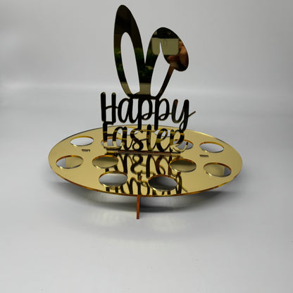 Happy Easter Oval Egg Stand