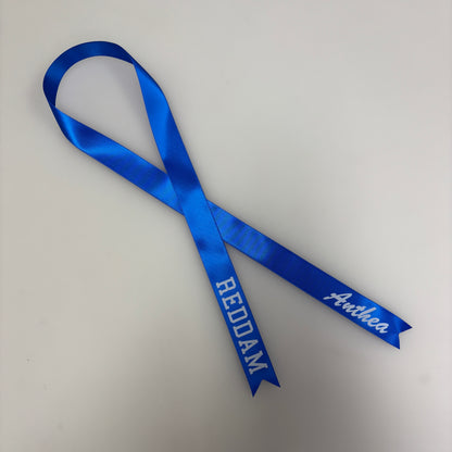 VARSITY SCRIPT HAIR RIBBONS