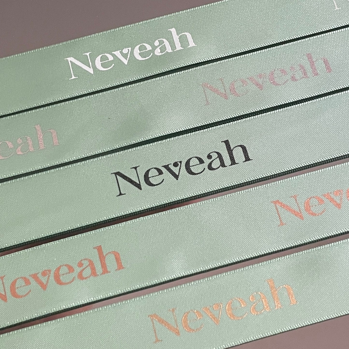 CUSTOM PRINT RIBBON SAGE