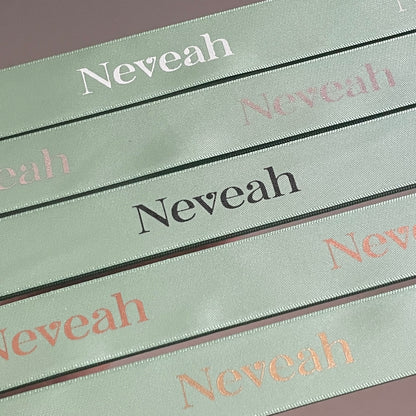 CUSTOM PRINT RIBBON SAGE