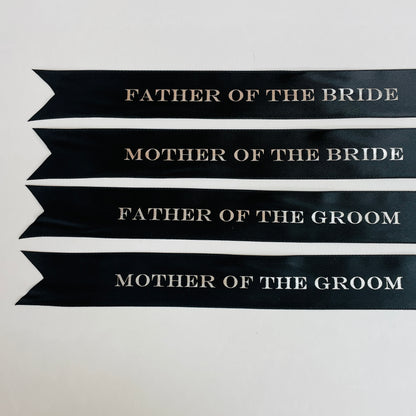 WEDDING SERIES CUSTOM PRINT RIBBON PLACE CARDS 25M BLACK