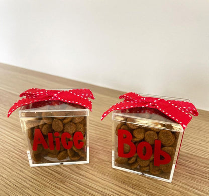 PERSONALISED DOG TREAT BOX