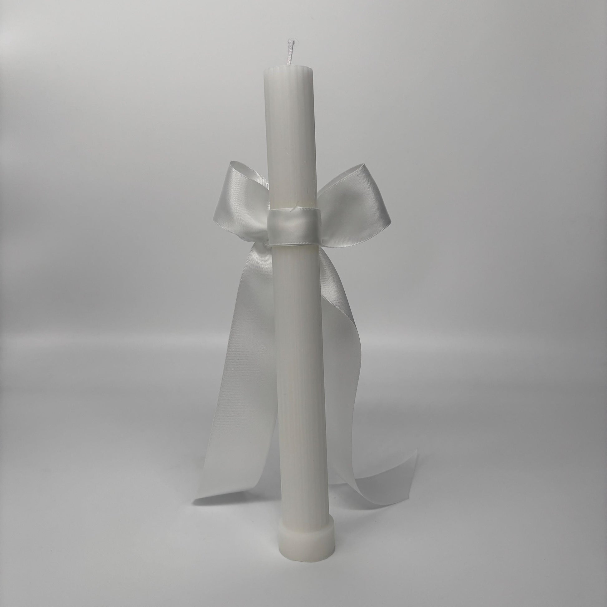 Gold Pearl Cross and White Easter Palm Sunday Candle Lambatha Orthodox Easter