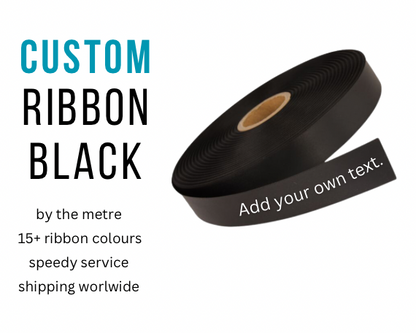 CUSTOM PRINT RIBBON BLACK