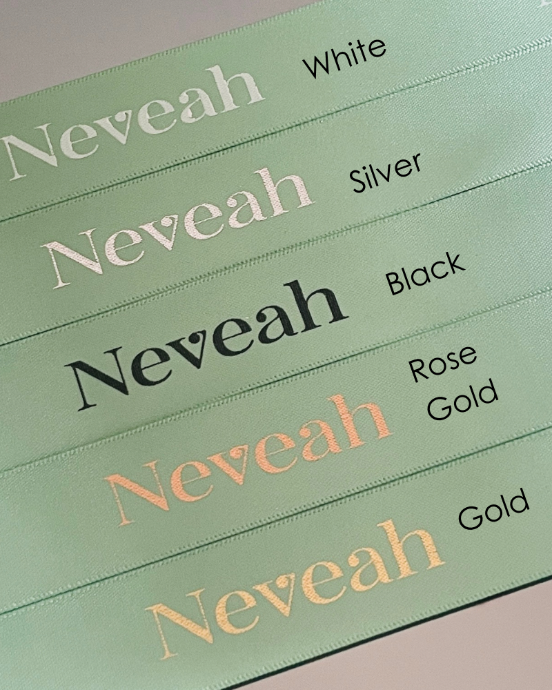 CUSTOM PRINT RIBBON SAGE