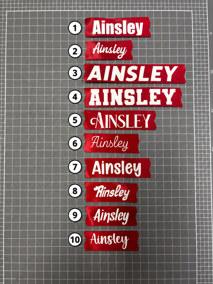 PERSONALISED CLASSIC BOW