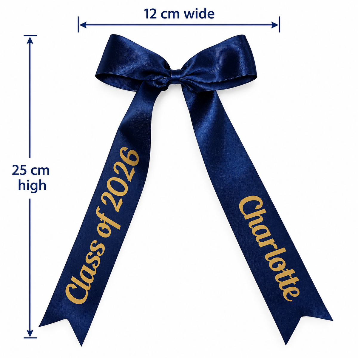 PERSONALISED CLASS OF 2026 BOW