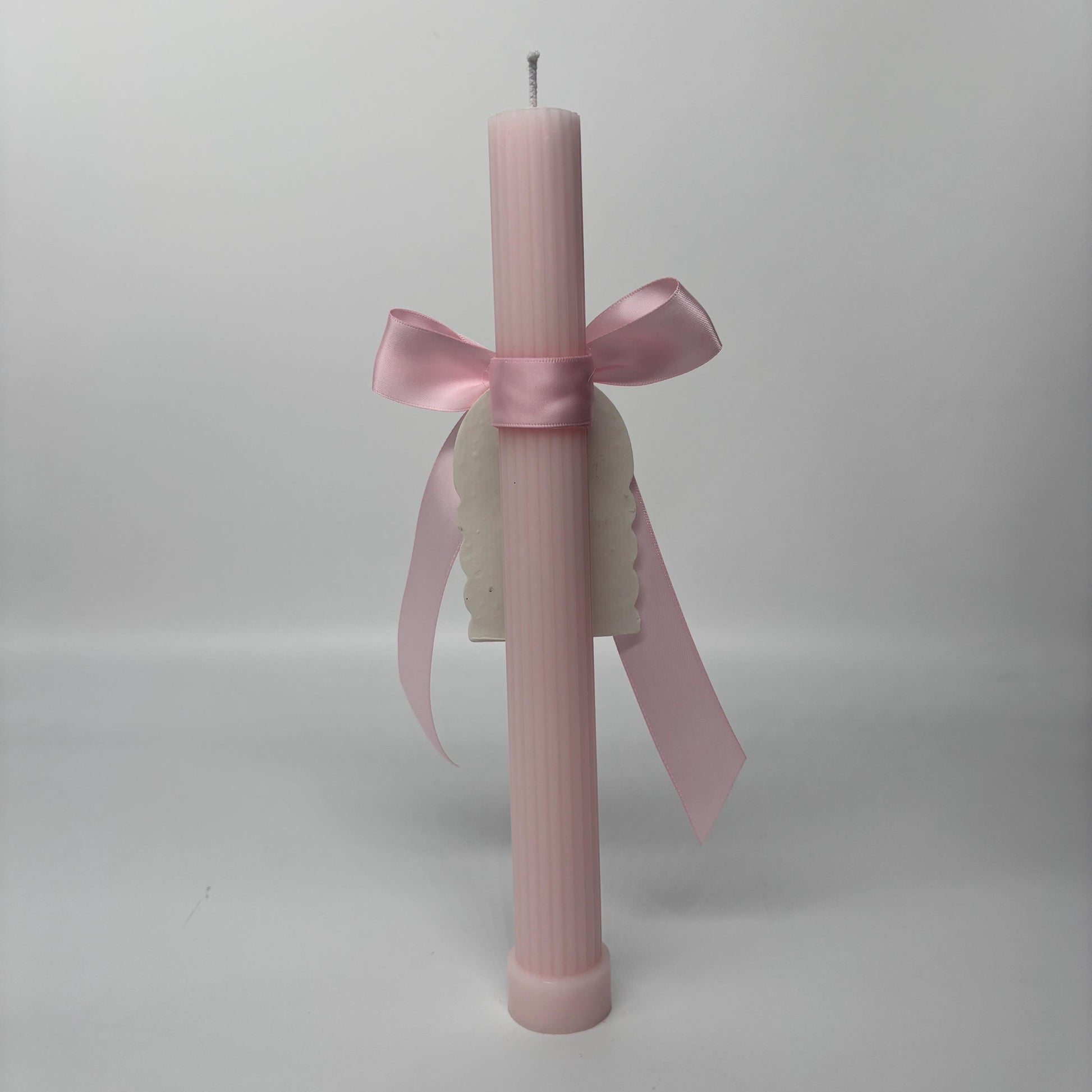 Pink Easter Palm Sunday Candle Lambatha Orthodox Easter