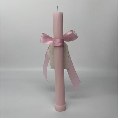 Pink Easter Palm Sunday Candle Lambatha Orthodox Easter