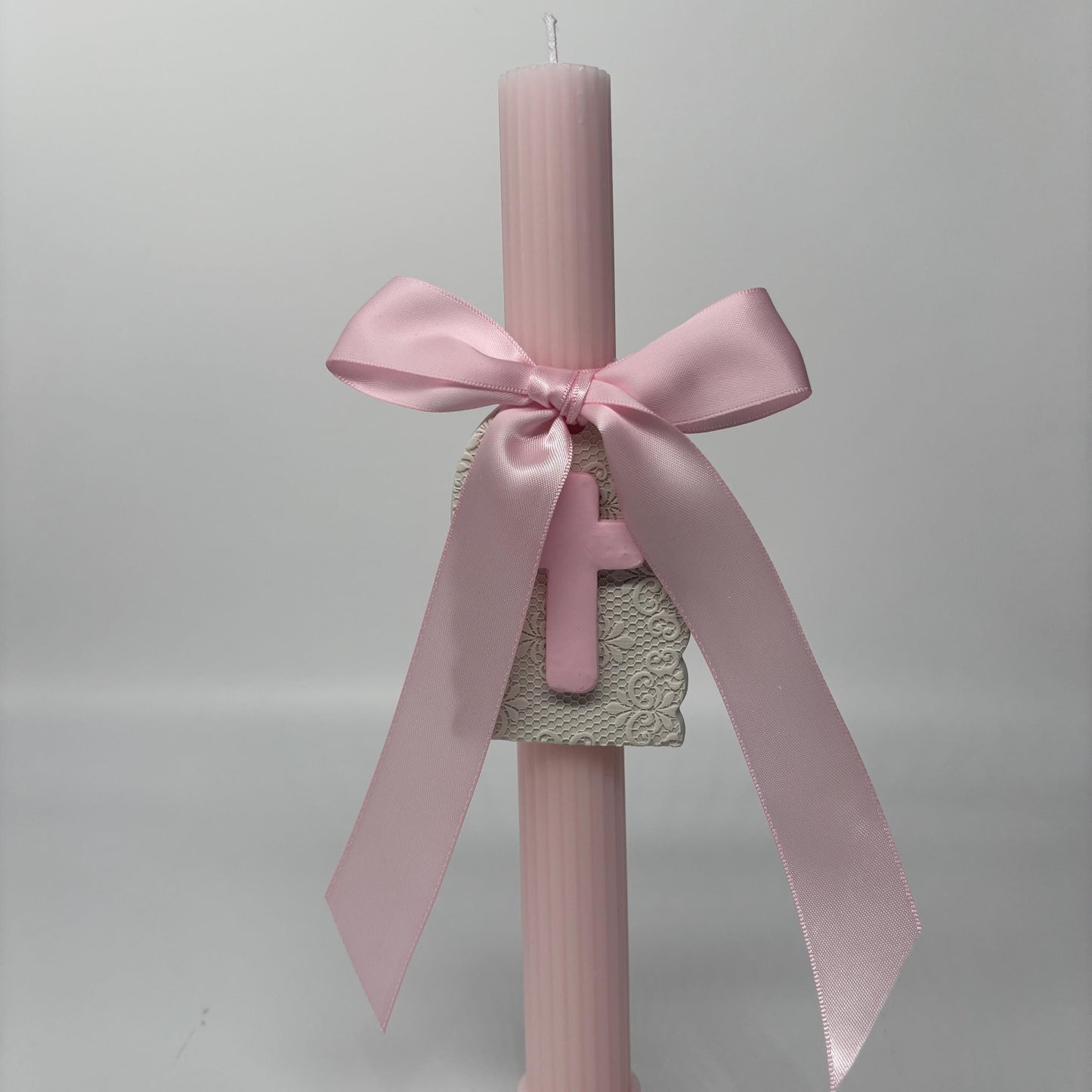 Pink Easter Palm Sunday Candle Lambatha Orthodox Easter